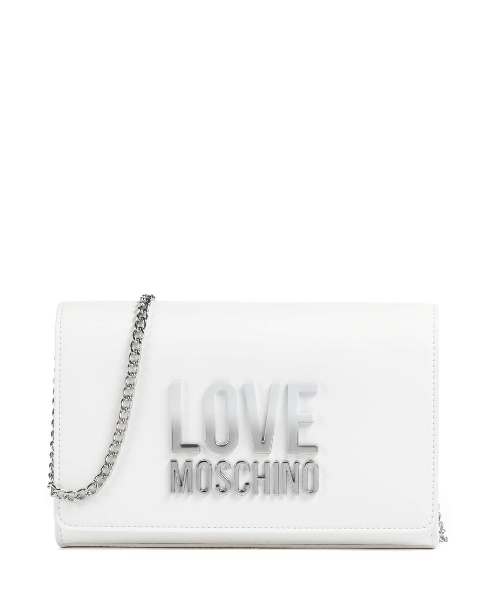 

Элегантная повседневная сумка через плечо из искусственной кожи Love Moschino, белый