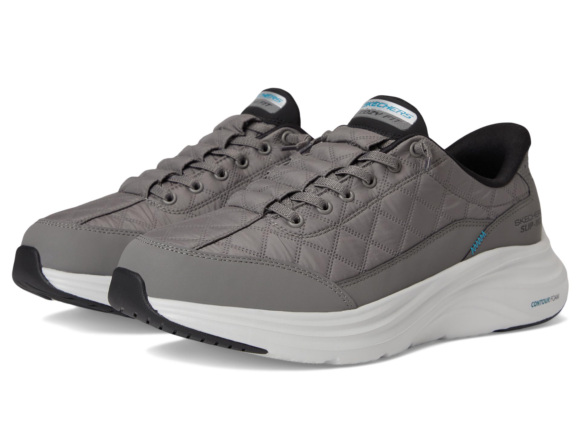 

Кроссовки SKECHERS Contour Foam Cozy Fit Hands Free Slip-in, цвет Charcoal/Black
