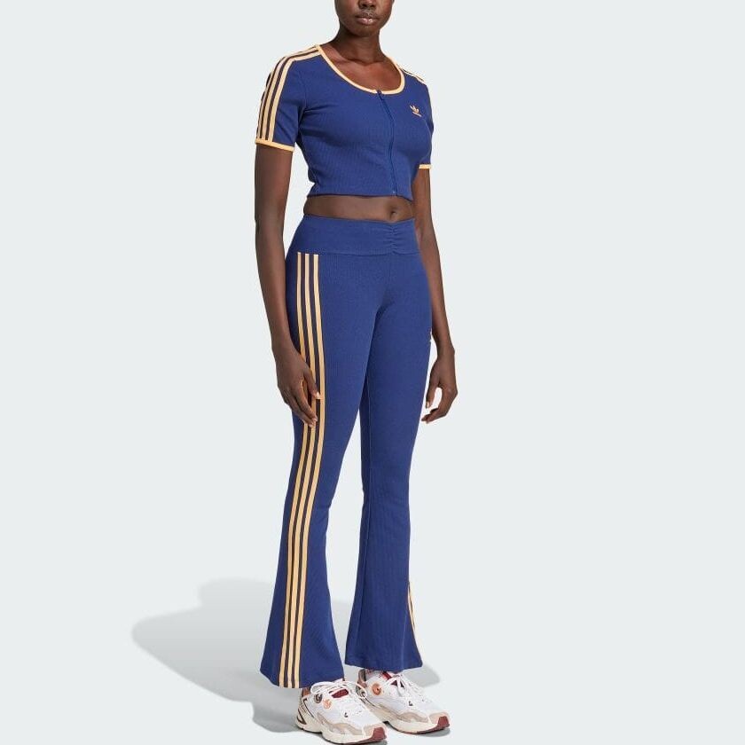 ESSENTIALS Повседневные брюки женские темно-синие Adidas Originals — фото 2