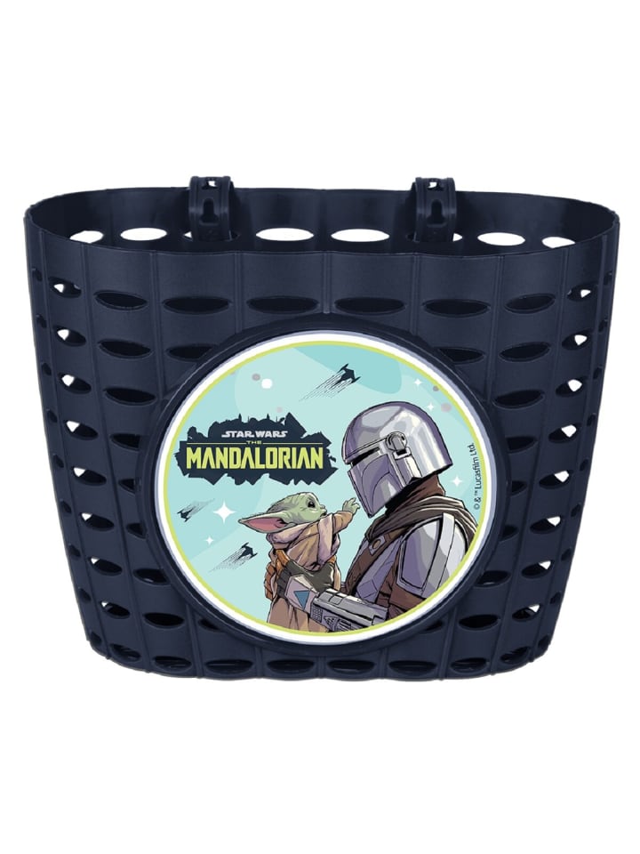 

COFI 1453 Детская велосипедная корзина в стиле «Мандалорец» темно-синего цвета