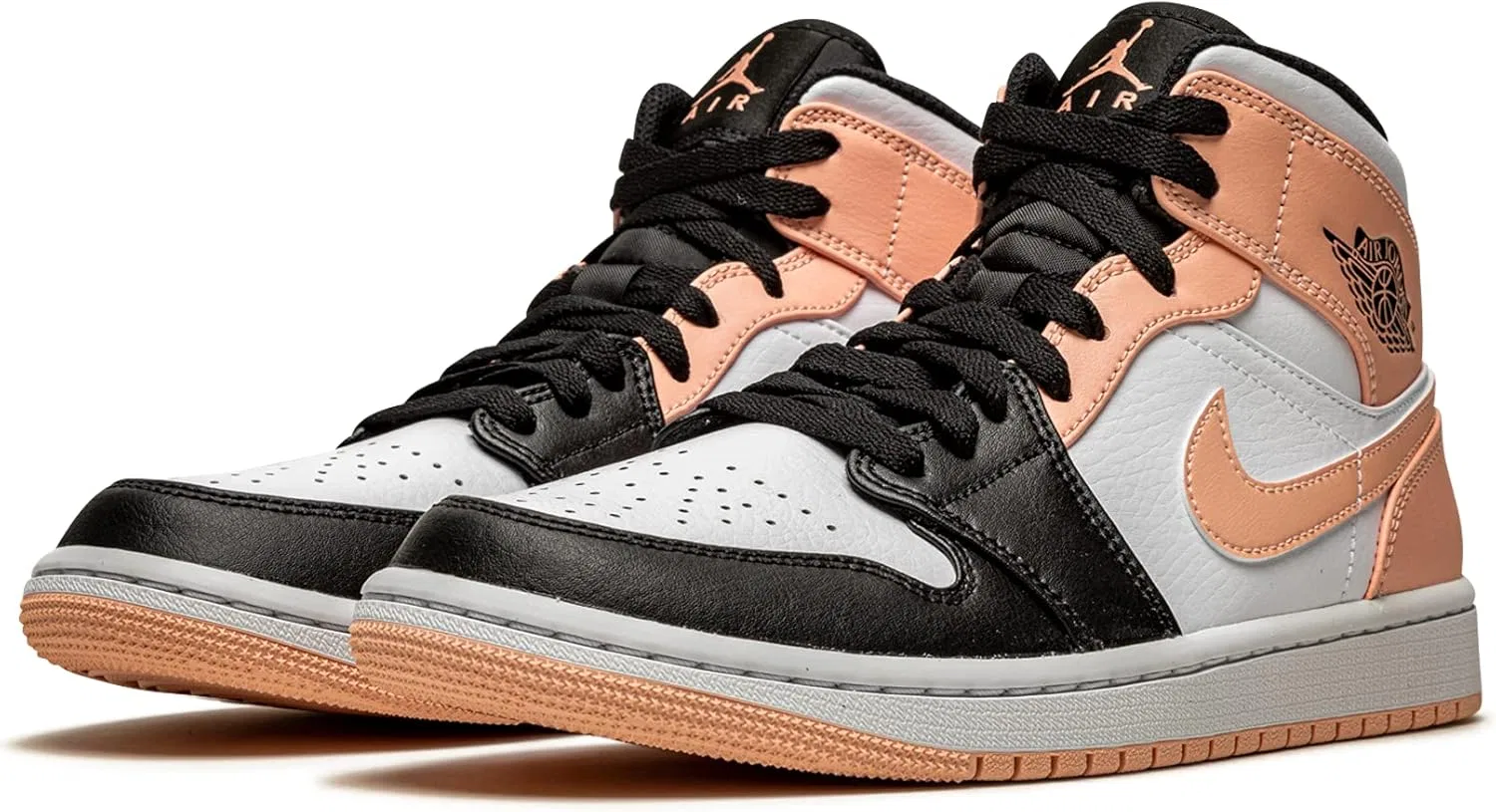 Кроссовки мужские Nike Court Borough Mid Winter, цвет Crimson Tint/White-black — фото 2