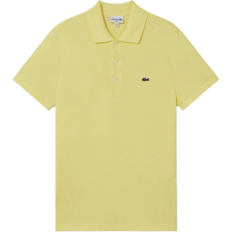 Футболка поло с вышитым логотипом LACOSTE, 107/Yellow