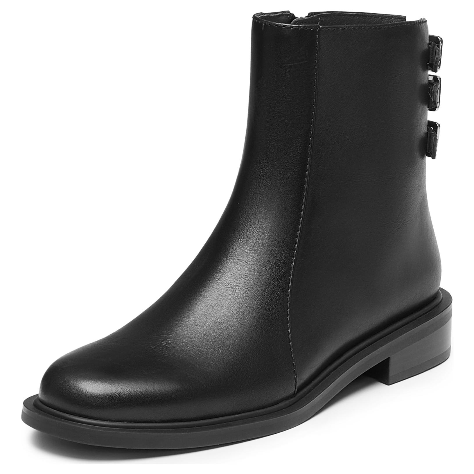 Staccato Женские черные зимние ботинки на шнуровке с меховой подкладкой, цвет Black (Fleece-Lined) — фото 3