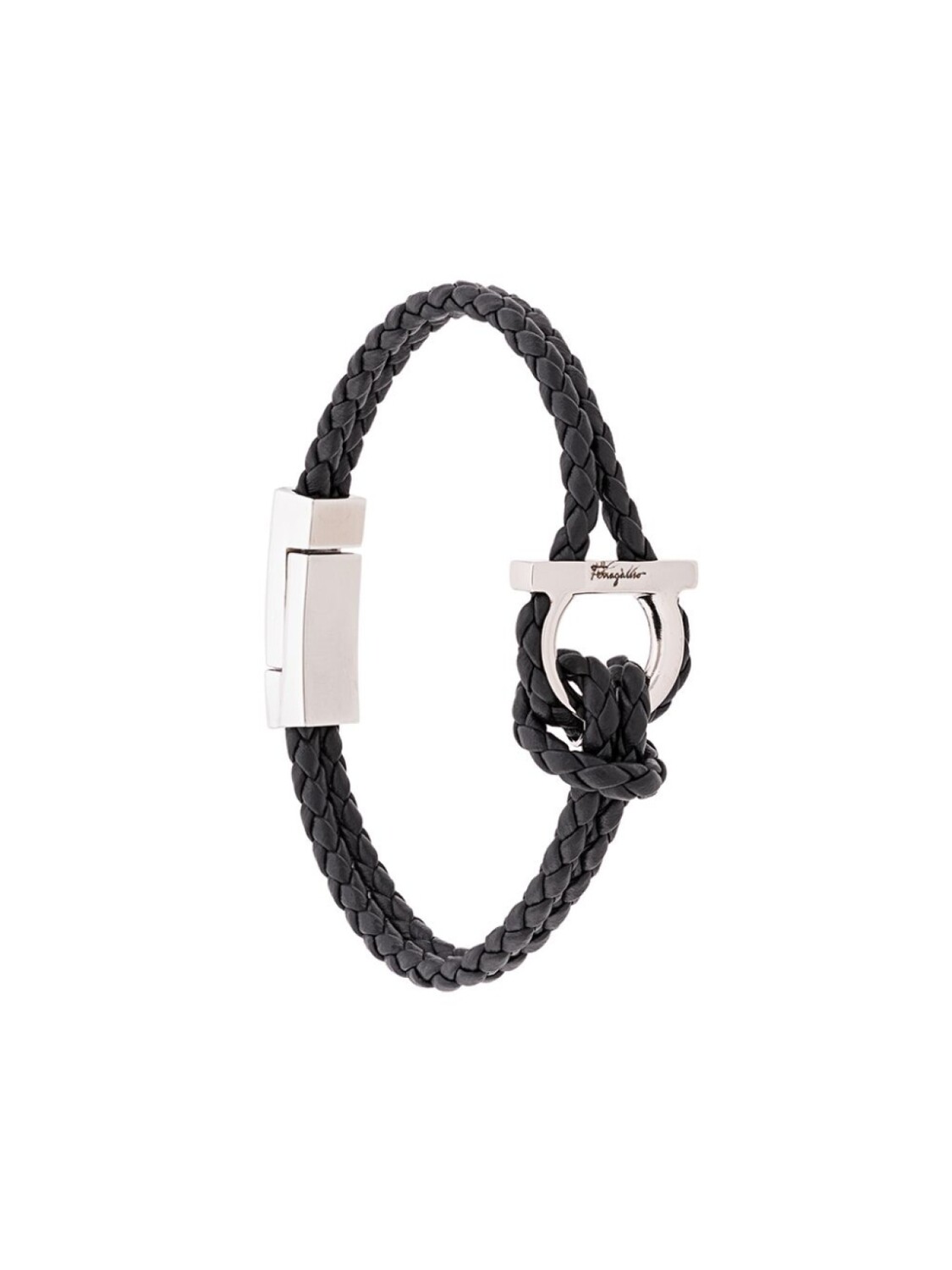 

Браслет Gancini Ferragamo, черный