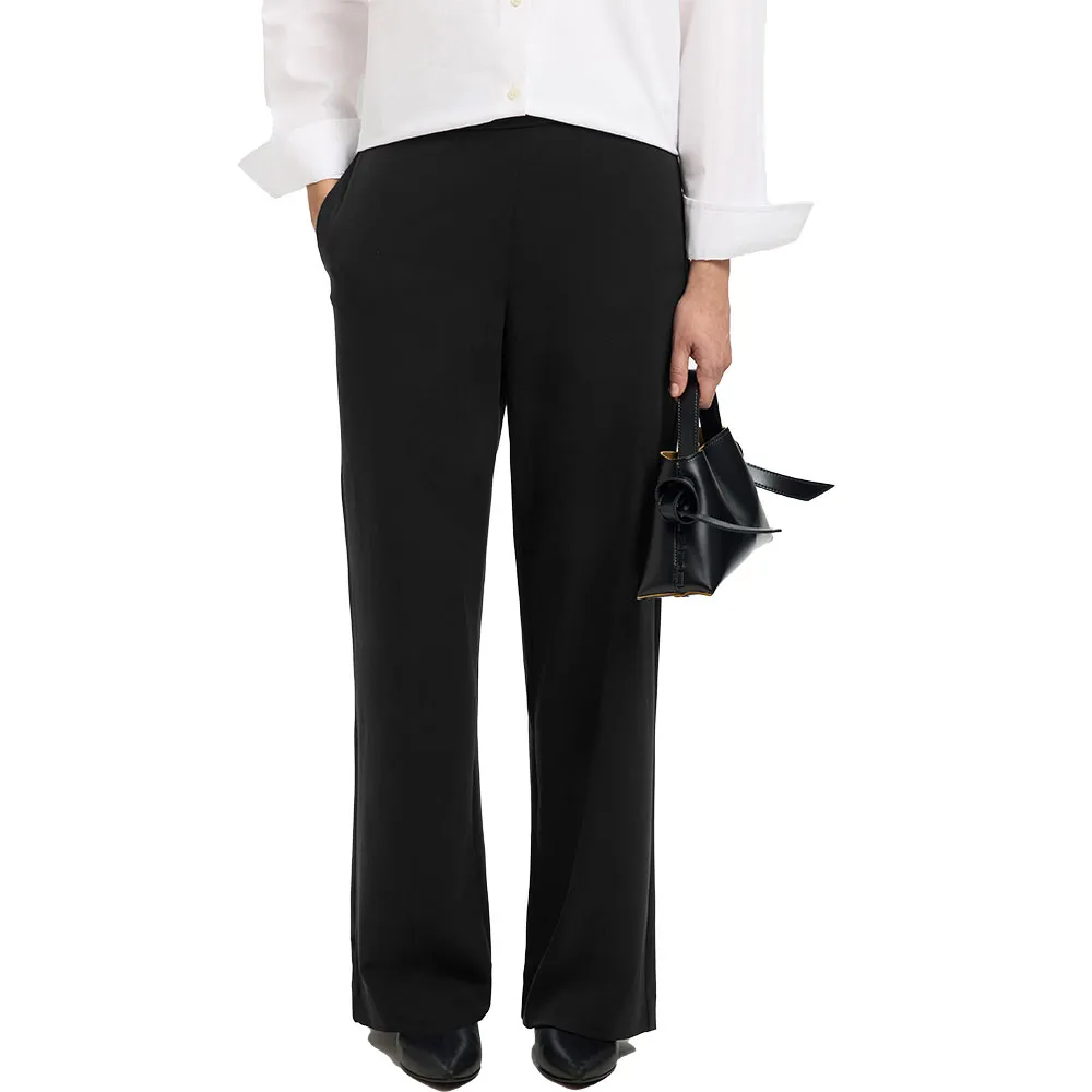 

Брюки Selected Emma Tara Wide Leg, черный