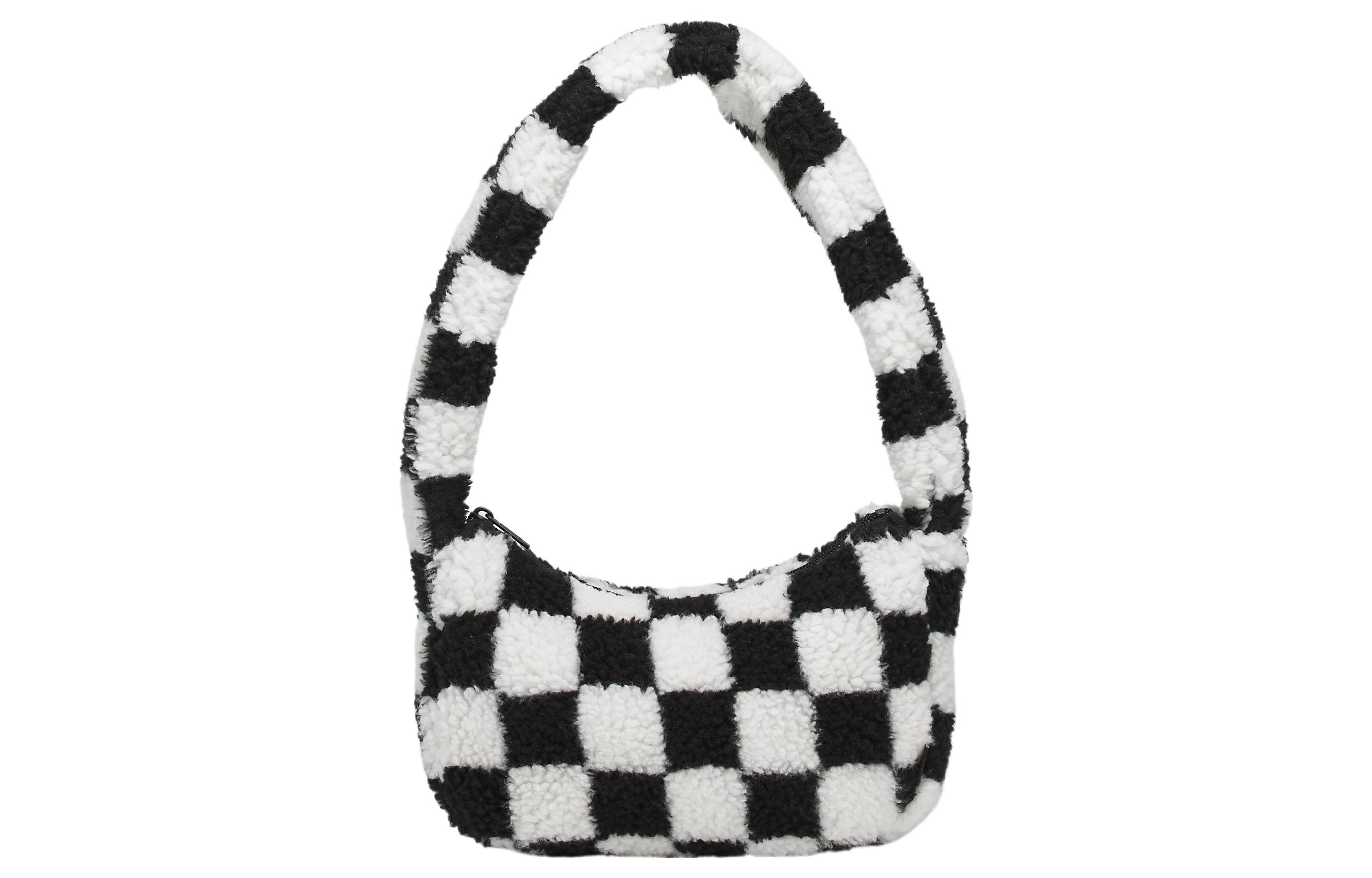 

Vans Хлопковая женская сумка через плечо черно-белая, Black White