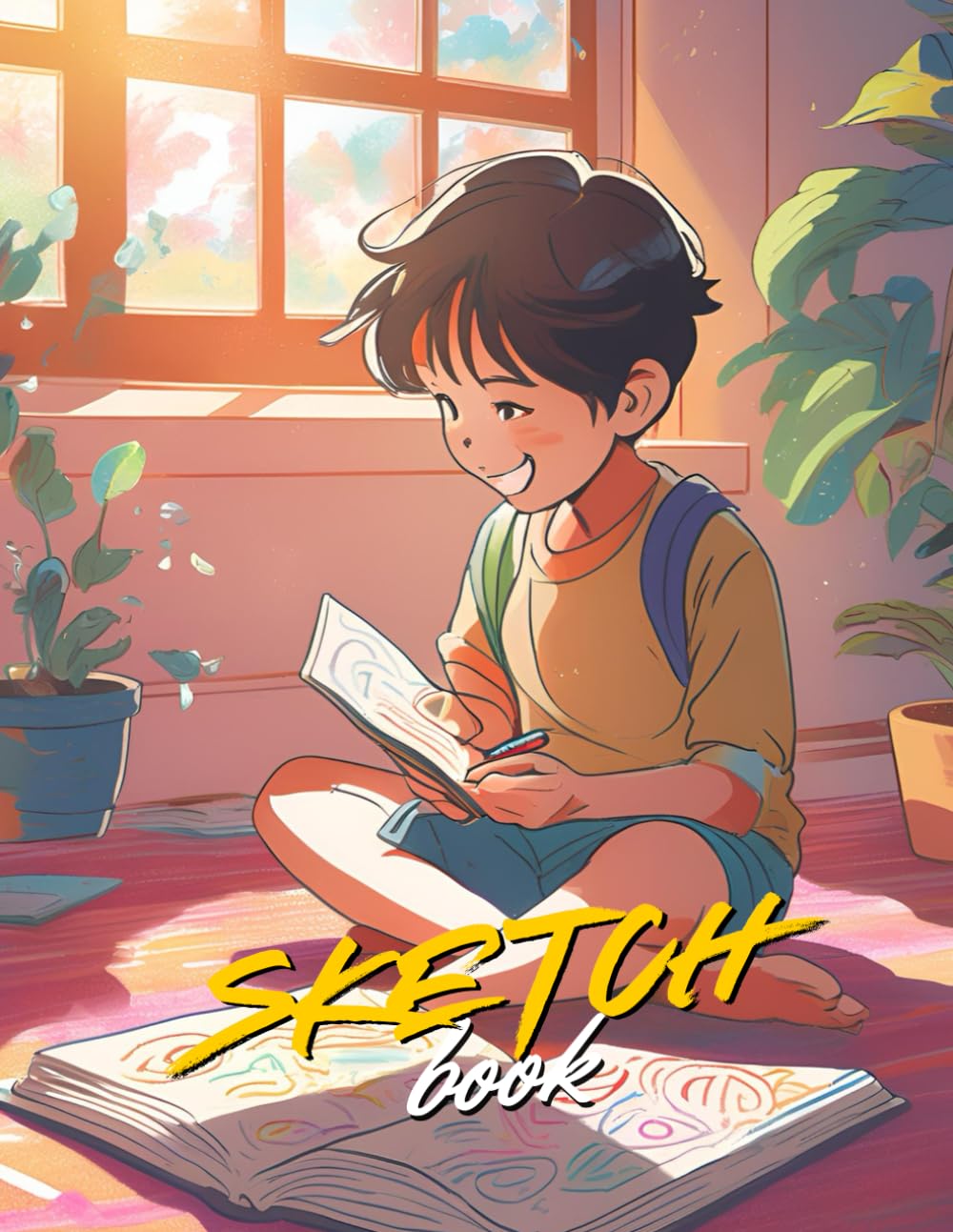 

SKETCHBOOK : Notebook for Drawing, Painting, Writing, Sketching, or Doodling. 105 White Blank Paper (large Size 8.5 × 11 Pages). Ideal for Kids Teens & Adults (Independently published)