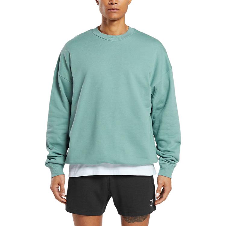 

Толстовка REST DAY ESSENTIAL CREW мужская, цвет «утиное яйцо» GYMSHARK, Duck Egg Blue