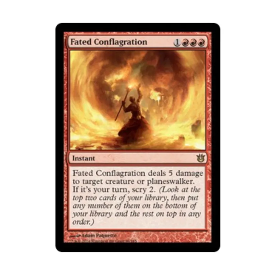 

CCG Судьбоносное пожарище (клавиша R), MTG - Born of the Gods
