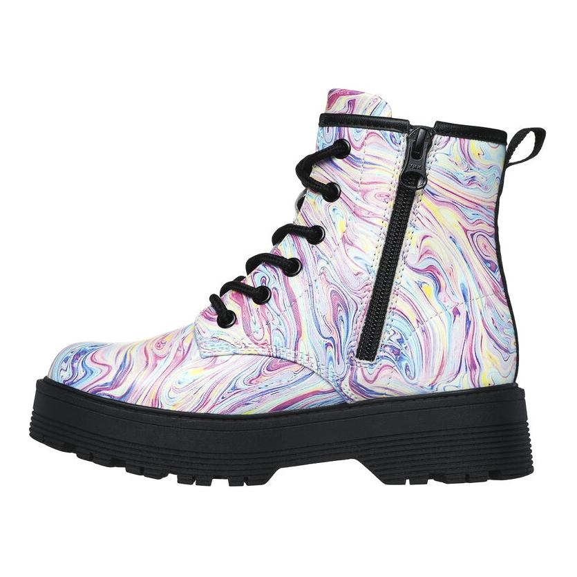 

Антиударные и износостойкие низкие детские ботинки Blue Purple Kids' Skechers