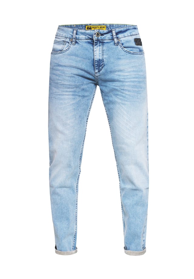 

Джинсы классического 5-карманного дизайна Rusty Neal, голубой