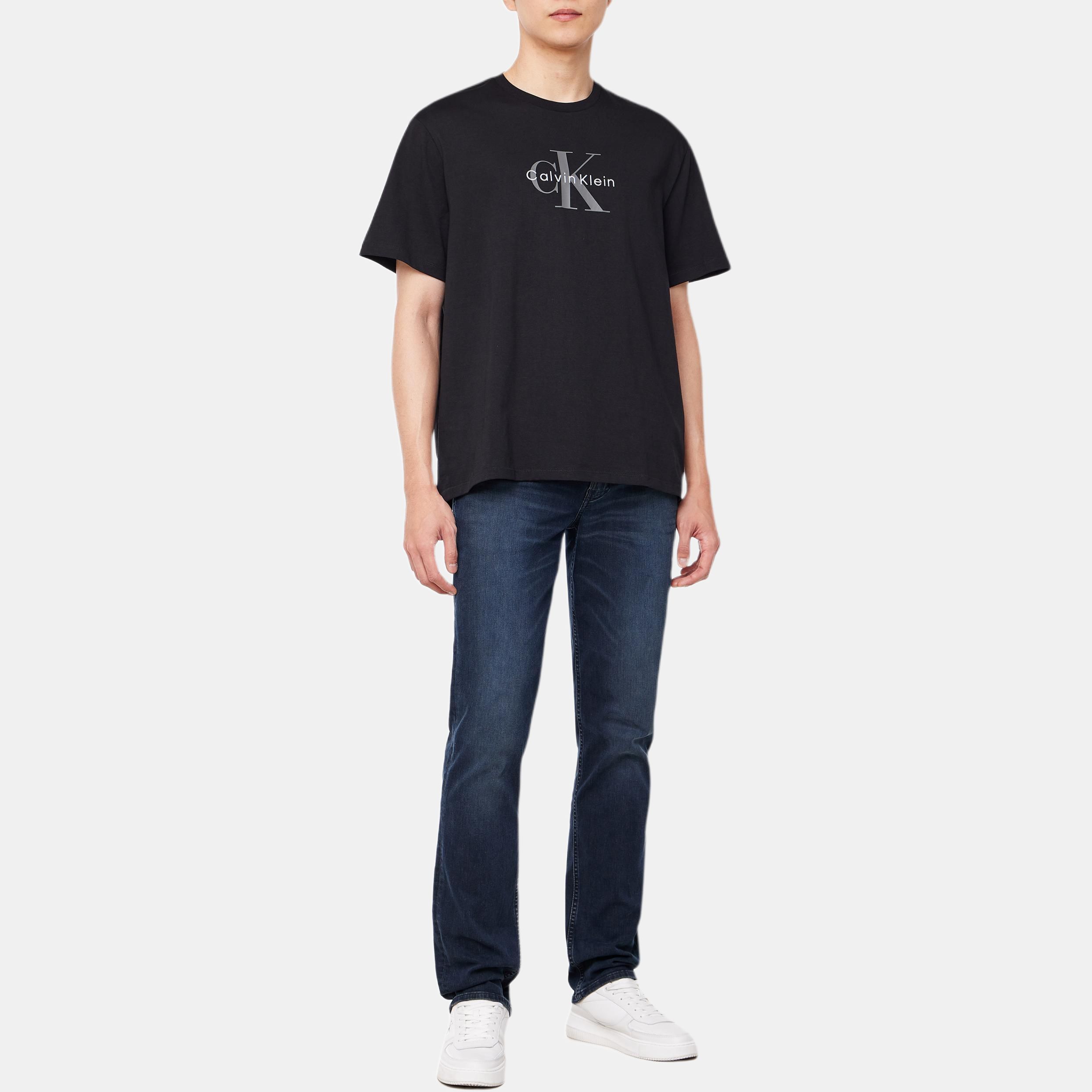 Футболка Calvin Klein Monologo, черный — фото 3