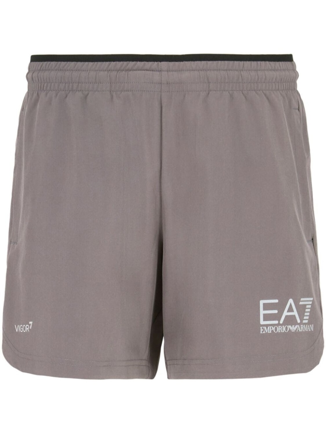 

Спортивные шорты с логотипом Ea7 Emporio Armani, серый