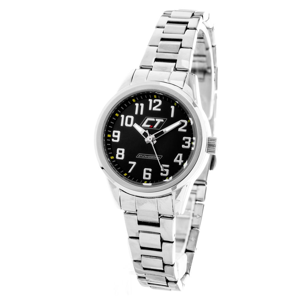 

Серебряные часы из нержавеющей стали Chronotech