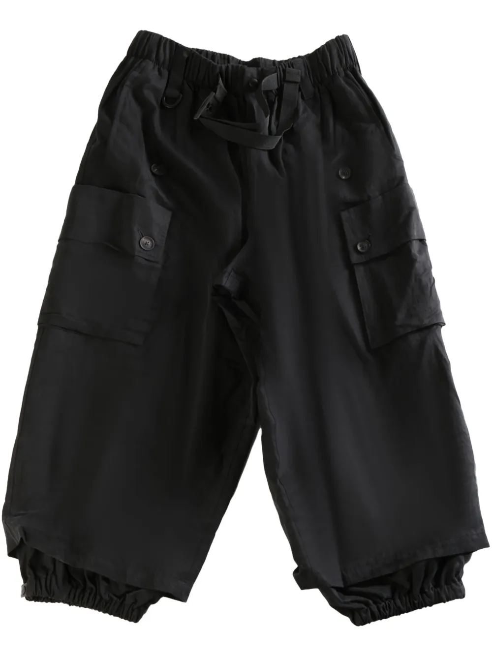 

Брюки-карго из твила Y-3, черный