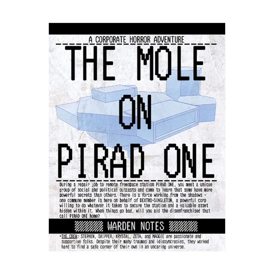 

Mole on PIRAD ONE, Role Playing Games (Christian Sorrell), мягкая обложка