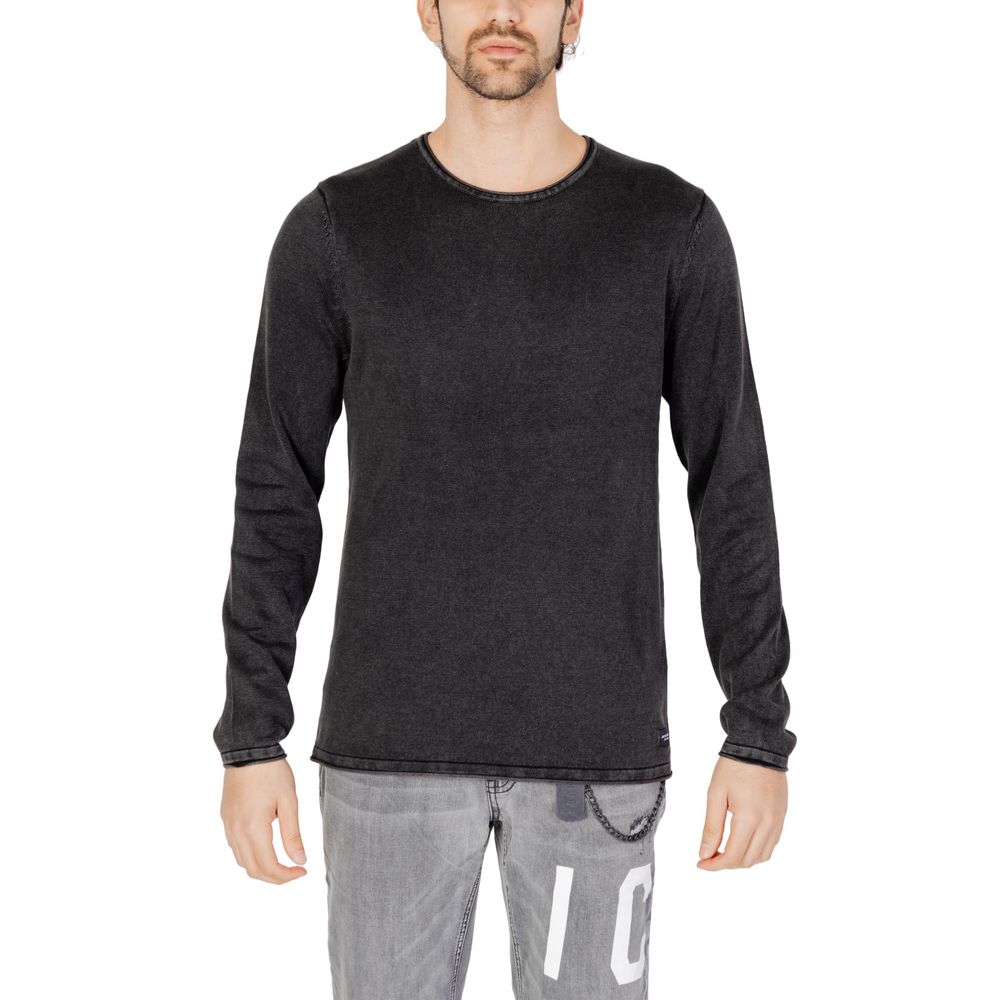 

Черная хлопковая футболка Jack & Jones