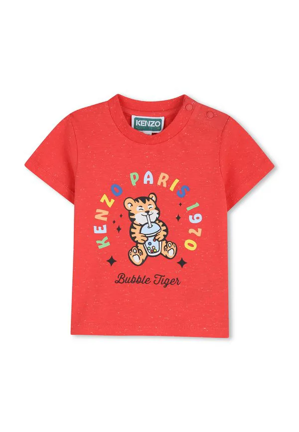 Футболка с принтом met korte mouwen Kenzo Kids, Light Red