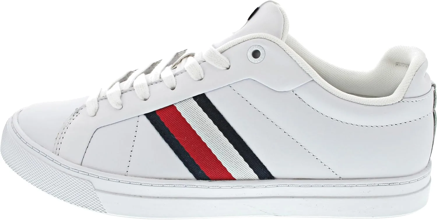 Кроссовки Tommy Hilfiger ICON Court LTH Stripes (низкие, мужские, белые)