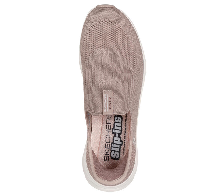 SKECHERS Женские кроссовки GLIDE-STEP PRO EVERYDAY CITIZEN Slip-On коричневого цвета — фото 2