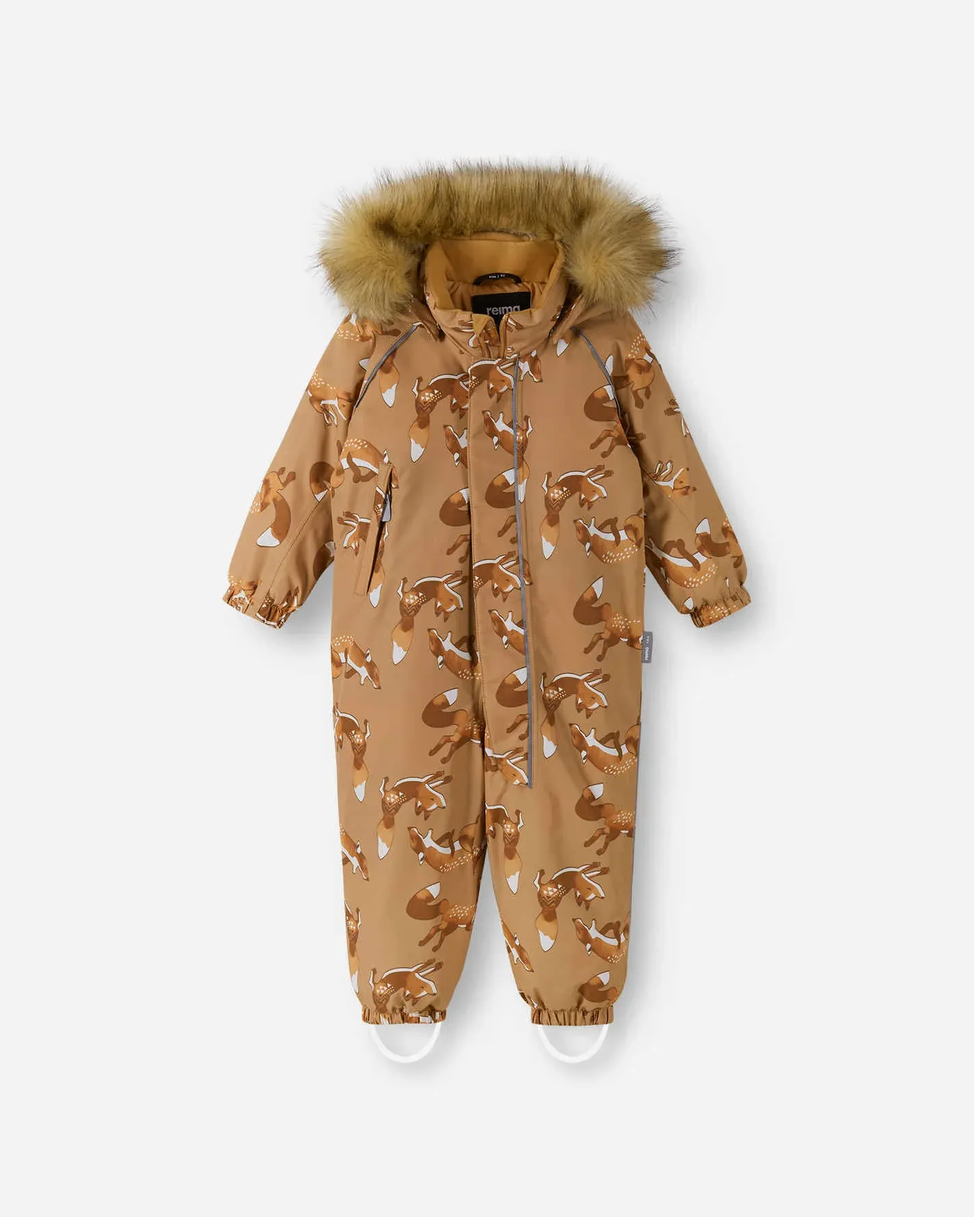 

Водонепроницаемый зимний комбинезон для малышей Lappi Reima, цвет Peanut Brown