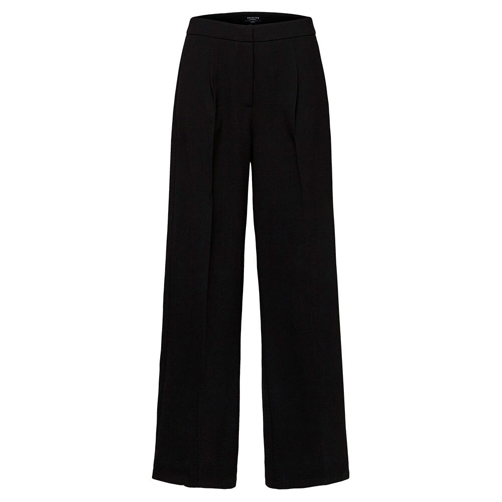 

Брюки Selected Tinni Wide, черный