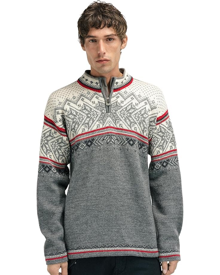 

Свитер Dale of Norway Vail Sweater, цвет Smoke/Off-White/Raspberry