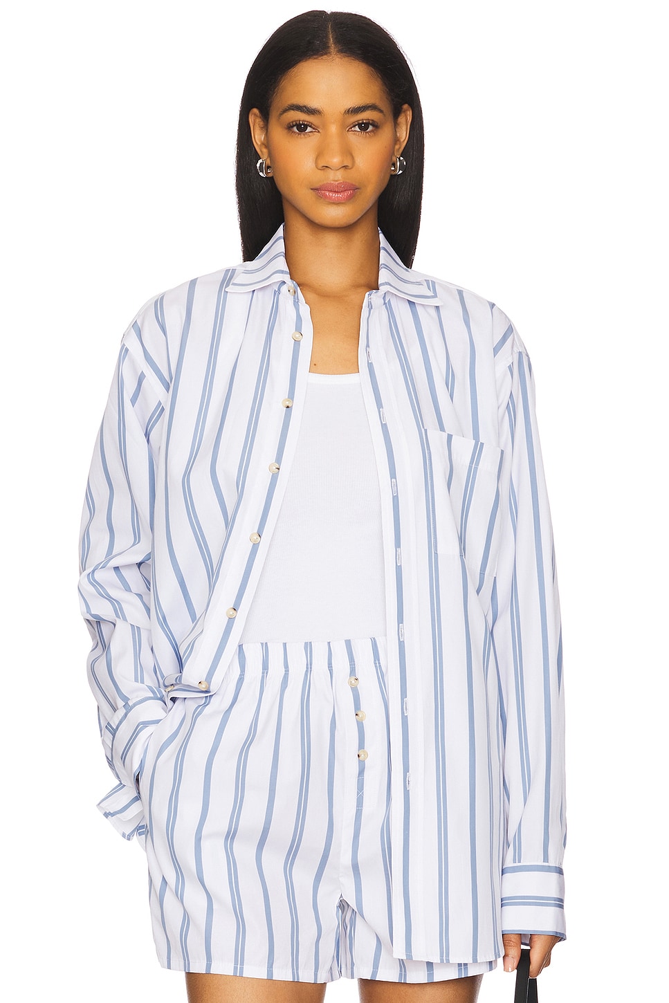 

Рубашка из поплина Donni., cornflower stripe