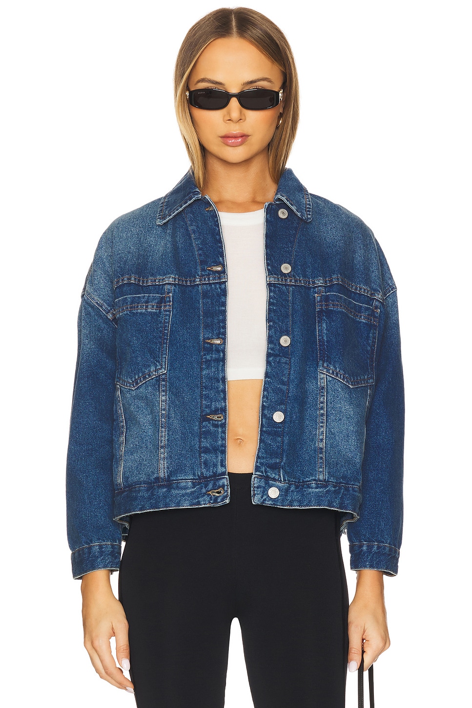 

X We the Free Opal куртка-свинг из джинса Free People, got the blues