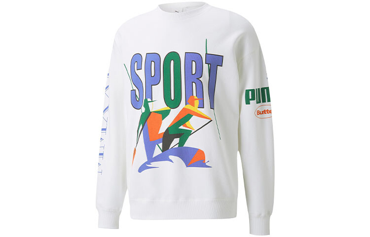 

Свитшот Butter Goods Co-brand унисекс белый Puma, белый
