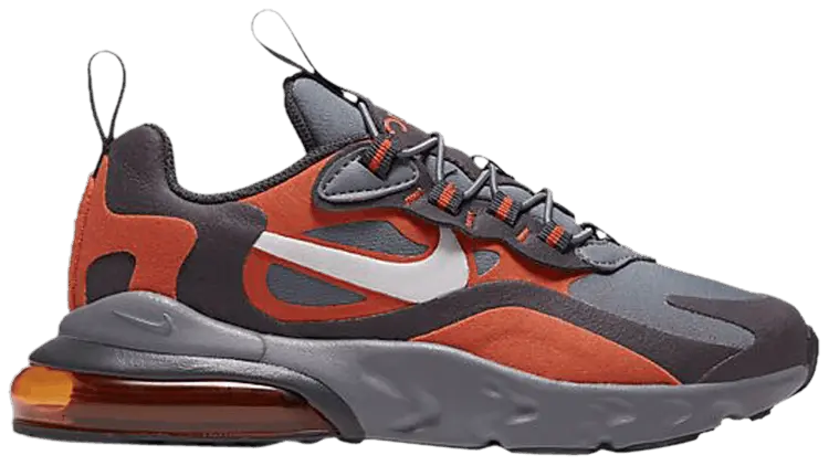 

Кроссовки Nike Air Max 270 React PS 'Cool Grey Cosmic Clay', серый