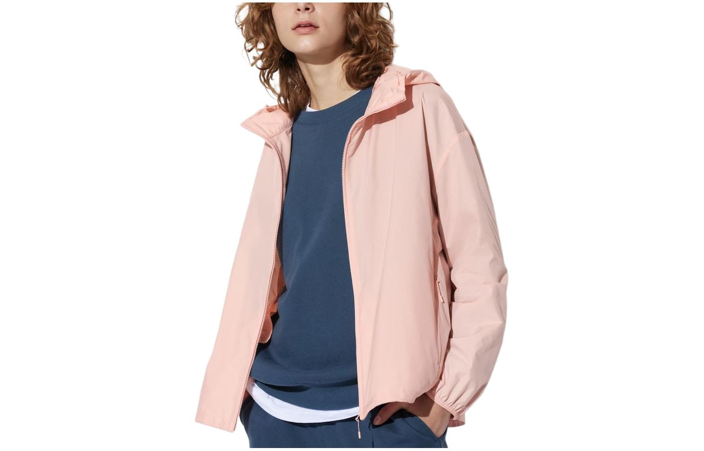 Водостойкая солнцезащитная одежда для женщин UNIQLO, 465466/10 Мягкий персик — фото 4