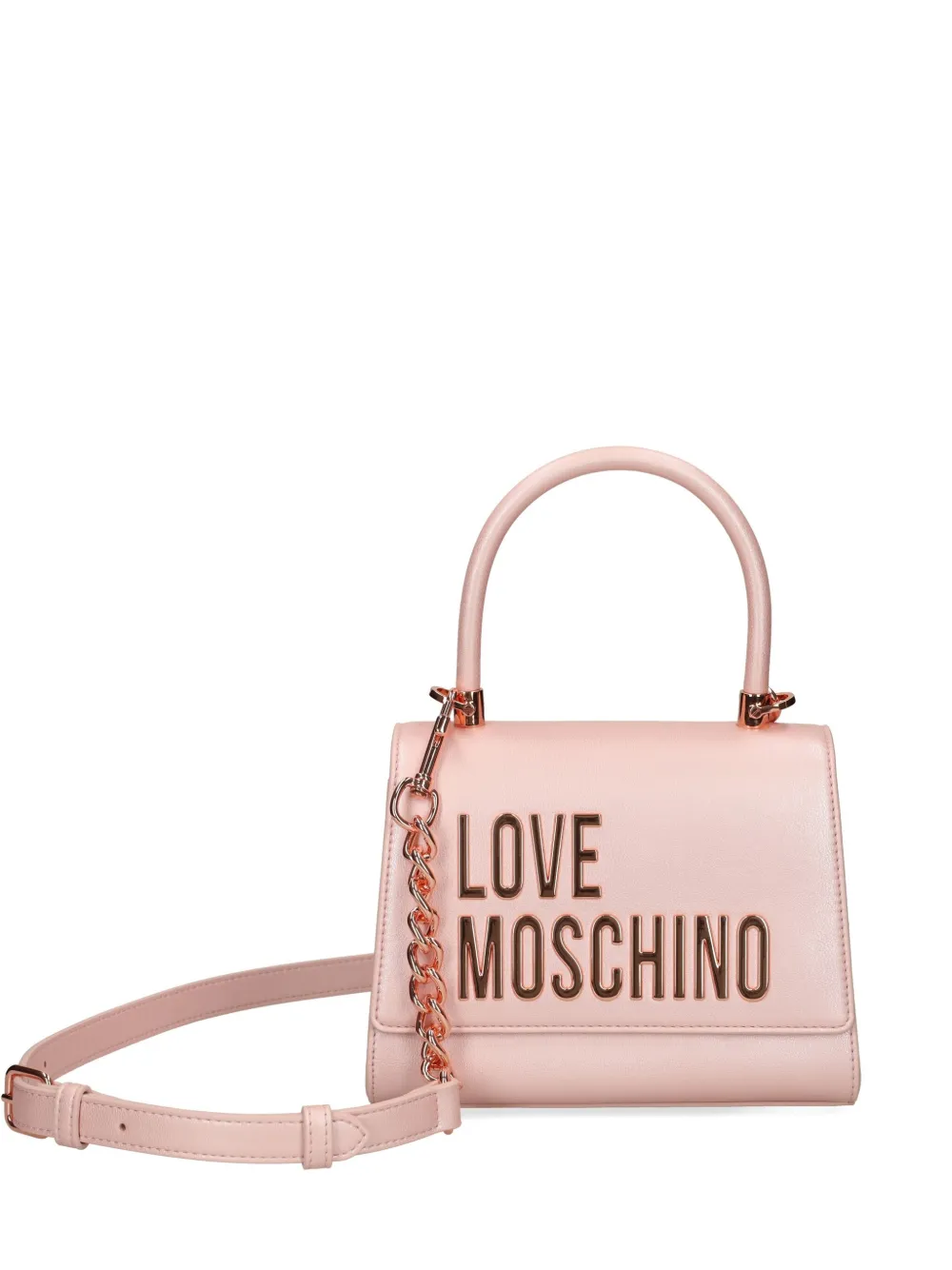 

Сумка-тоут с логотипом Love Moschino, розовый