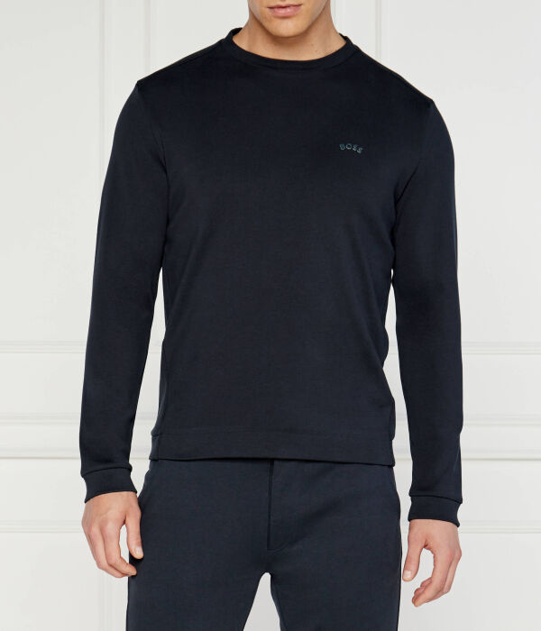 

Изогнутый свитер Salbo Regular fit Boss Green, синий