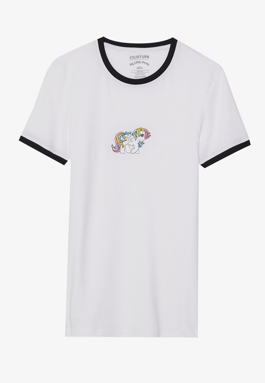 

Футболка с набивным рисунком Unisex YOURTURN, белая