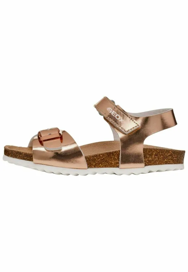 Сандалии adriel для девочек Geox, Rosegold C