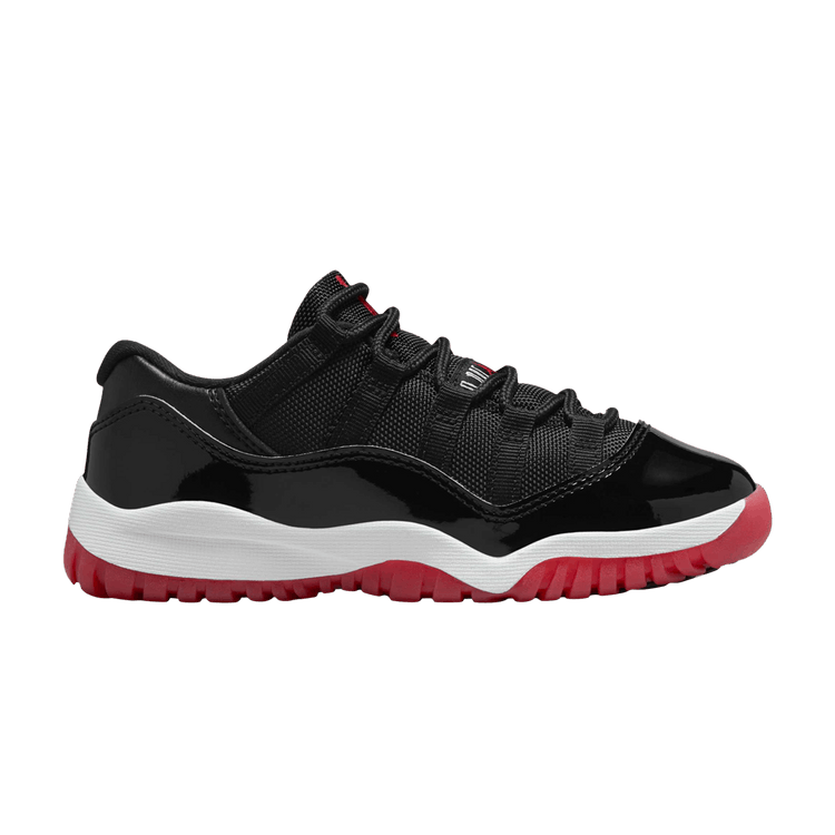 

Кроссовки Air Jordan 11 Retro Low PS 'Bred' 2025, черный