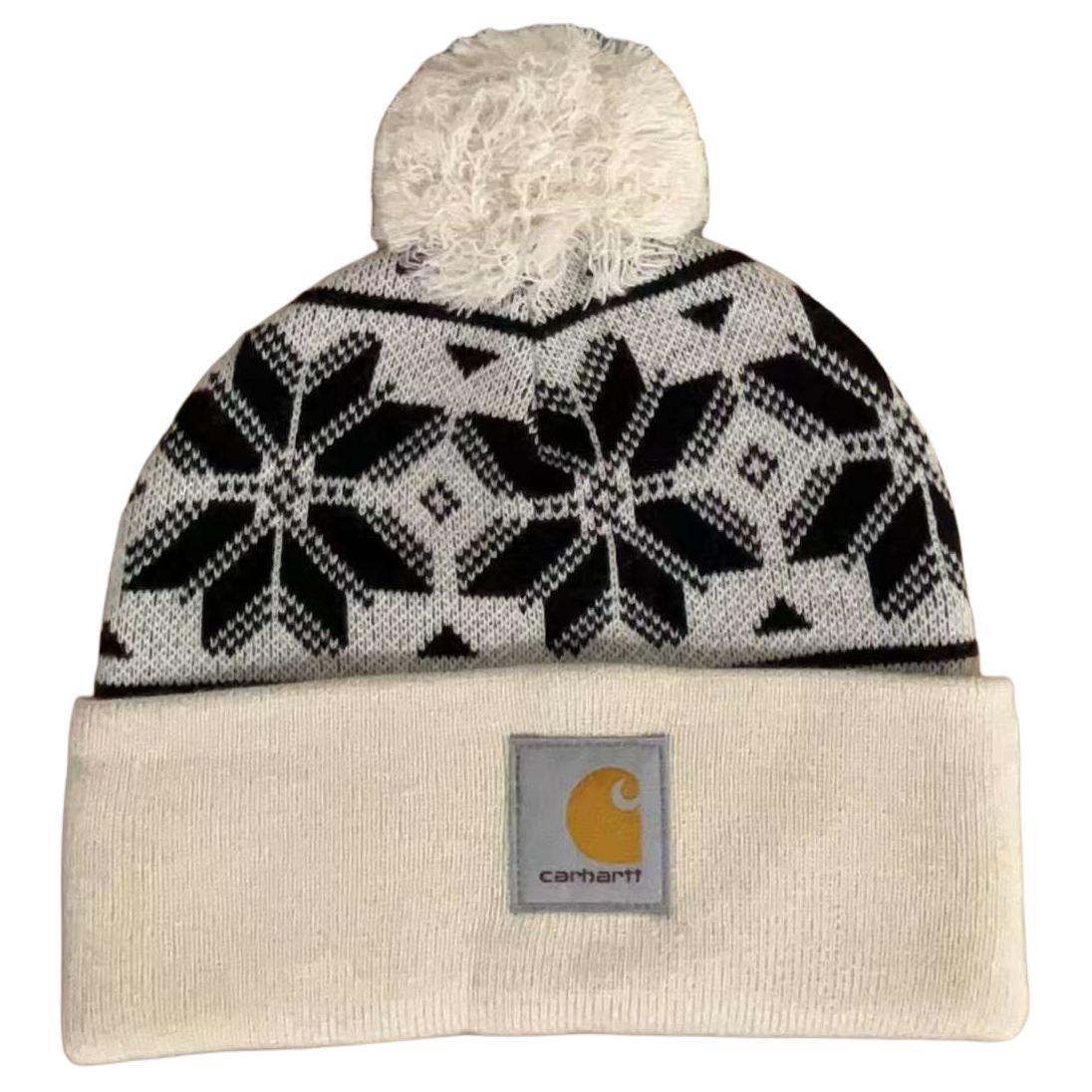 

Carhartt Акриловая вязаная шапка унисекс овсяного молока, Oat Milk