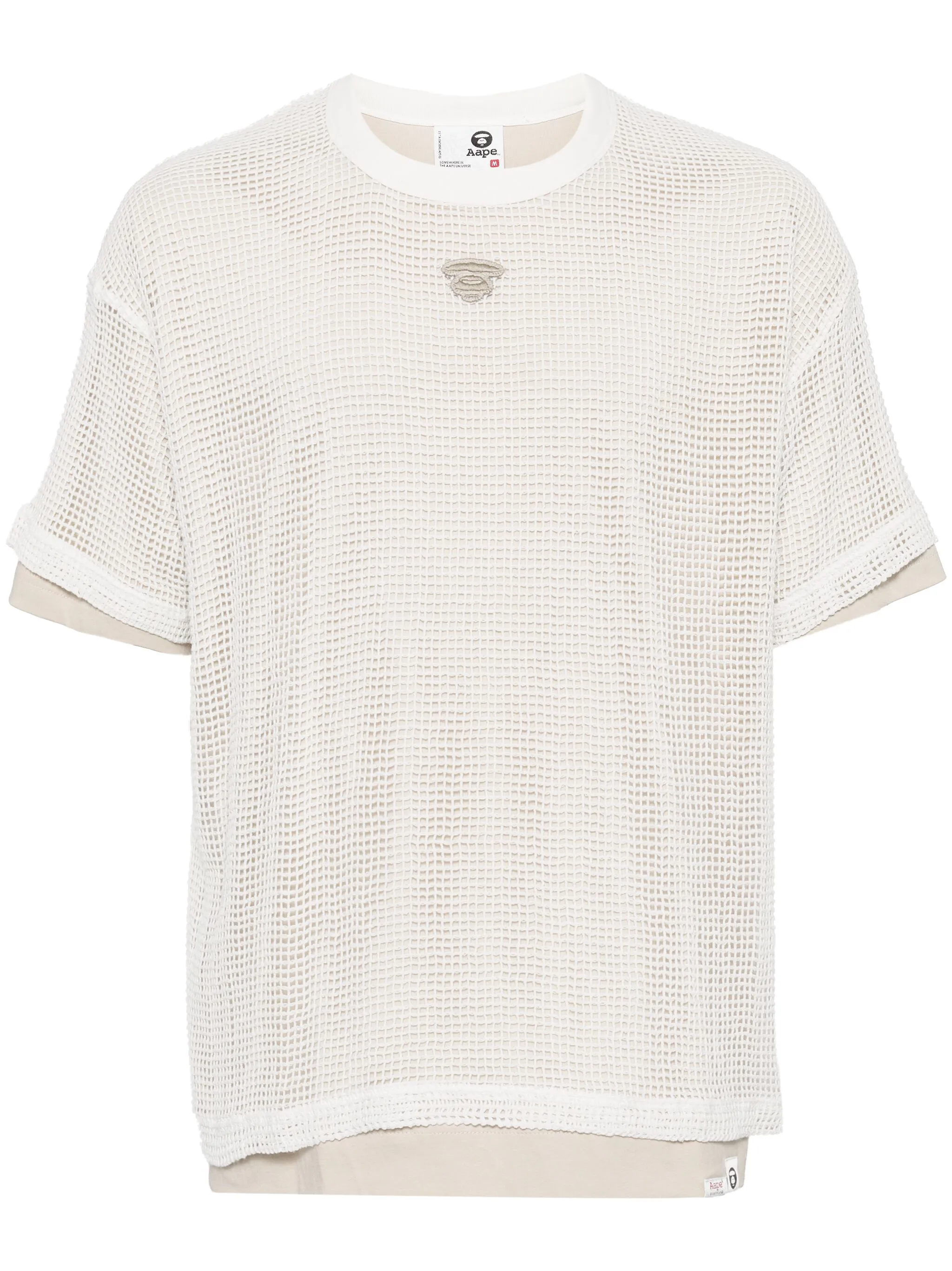 

Многослойная футболка Aape By A Bathing Ape, белый