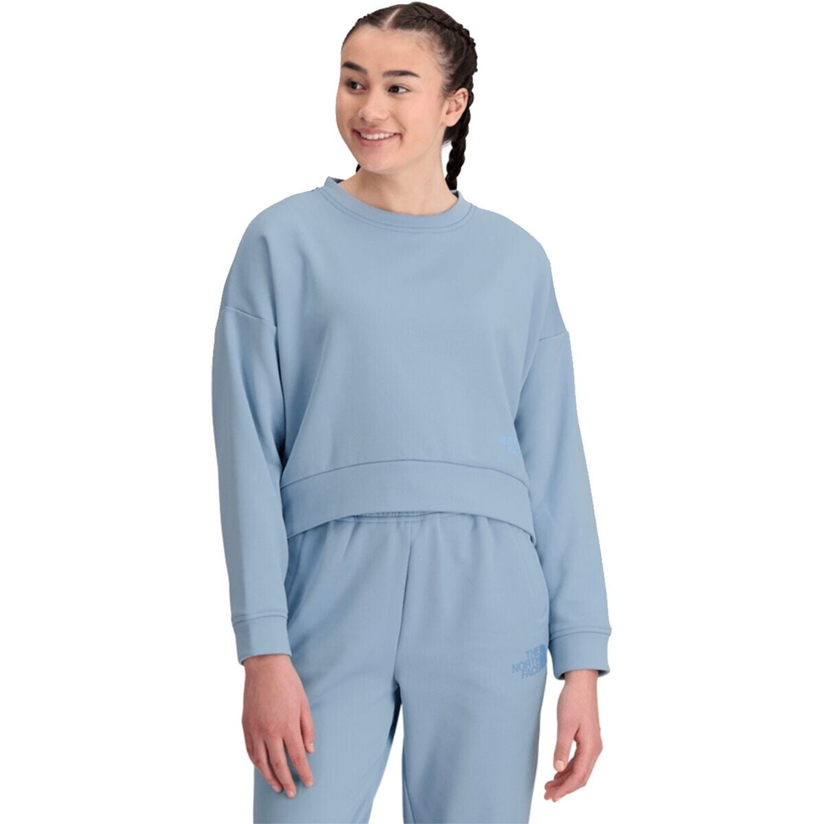 

Флисовый пуловер с круглым вырезом horizon performance The North Face, синий