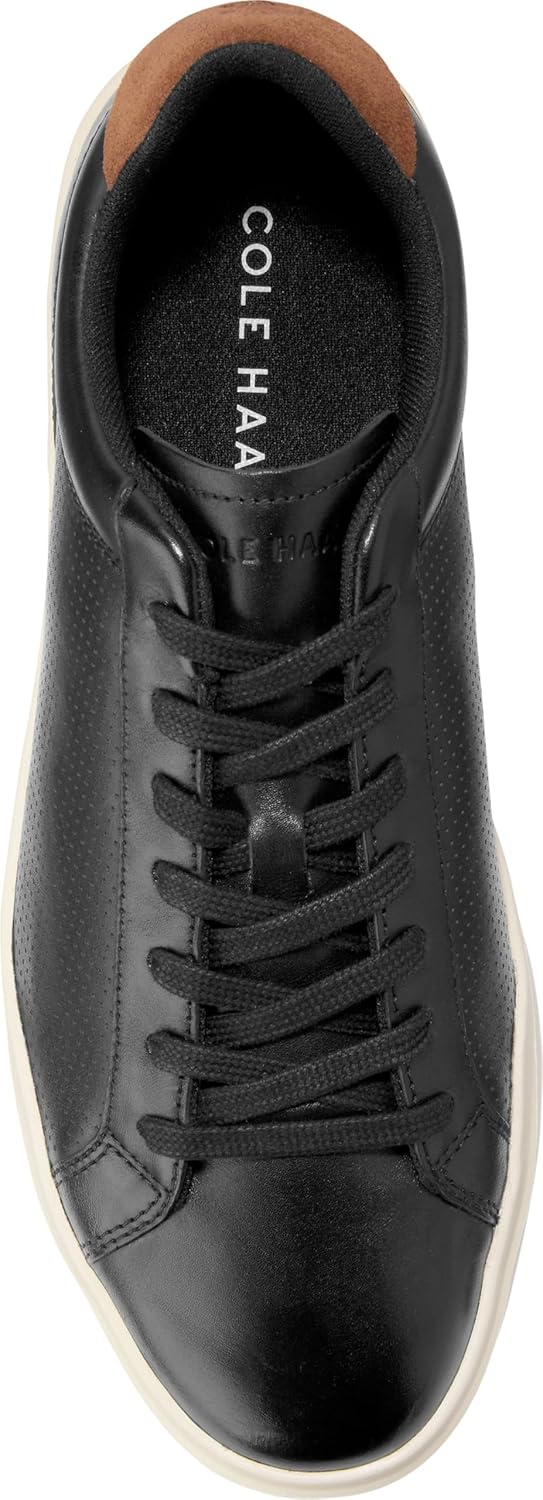 Мужские кроссовки Cole Haan Grand Crosscourt Modern Perf LTT, цвет слоновая кость/черный — фото 4