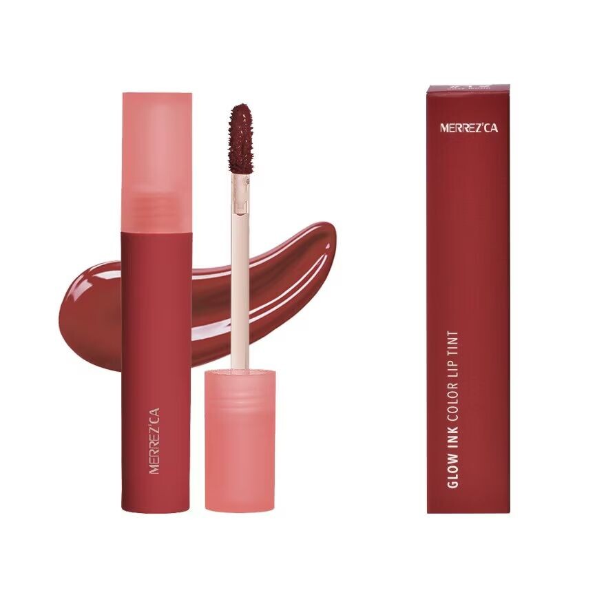 

Merrez'Ca Тинт для губ Glow Ink Color 5г. 12 розового дерева, Rose Wood