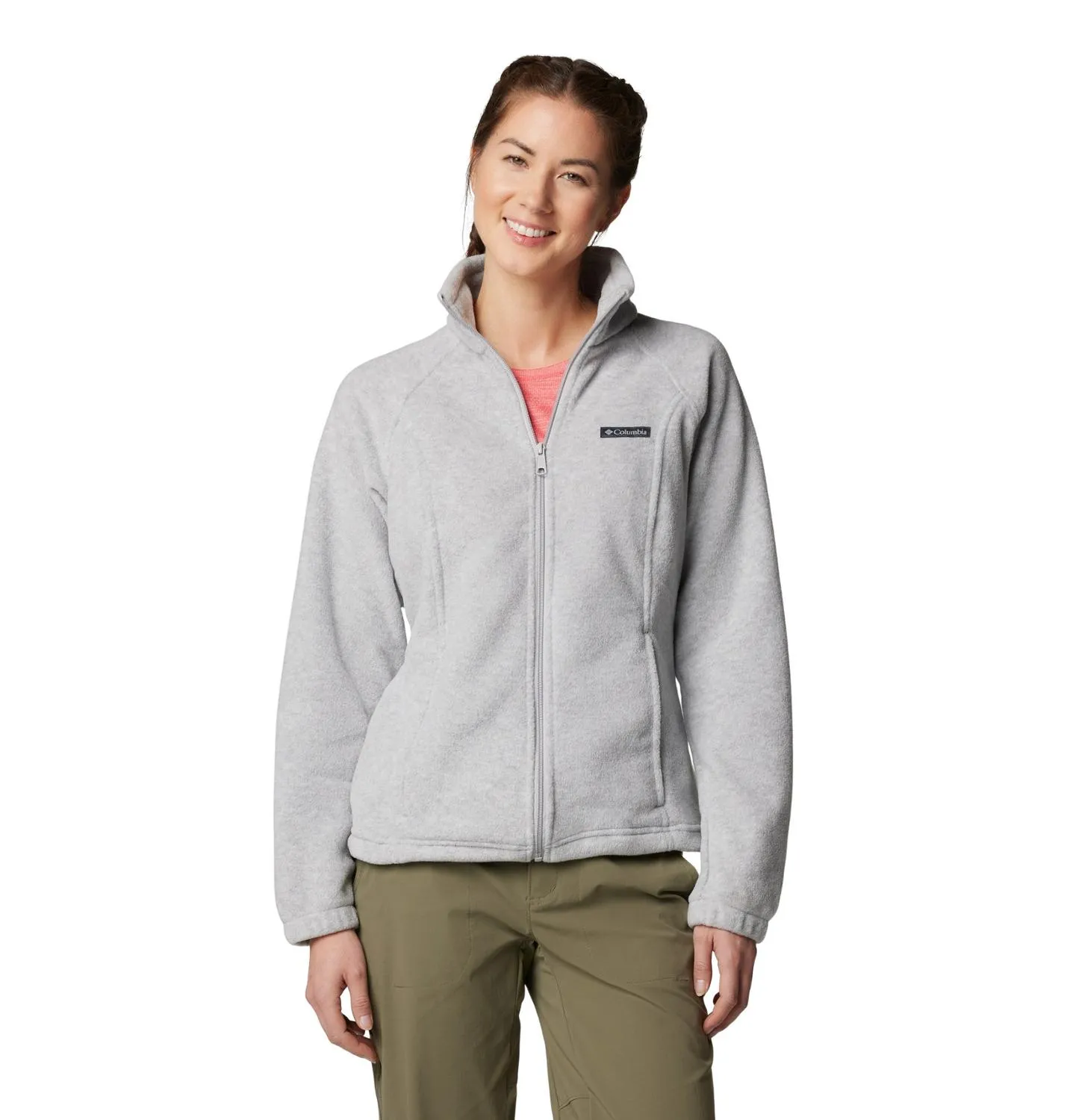 

Флисовая куртка Benton Springs на молнии женская Columbia, Cirrius Grey Heather