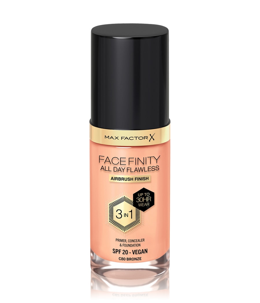 

Жидкая основа Max Factor Facefinity All Day Flawless, Nr. 80. Bronze, 30 ml