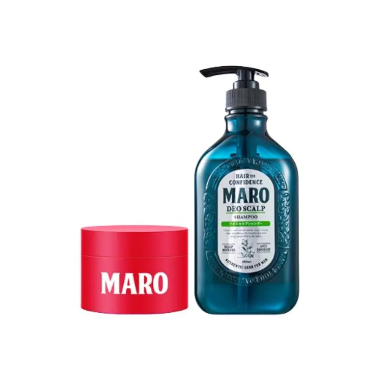 Maro Набор шампунь и кондиционер 3D Shampoos Matte Hair Clay для очищения и укладки 460 мл + 50 г, Two-Piece Set: Dandruff Treatment Shampoo 460ml+Matte Styling Hair Clay 50g — фото 4