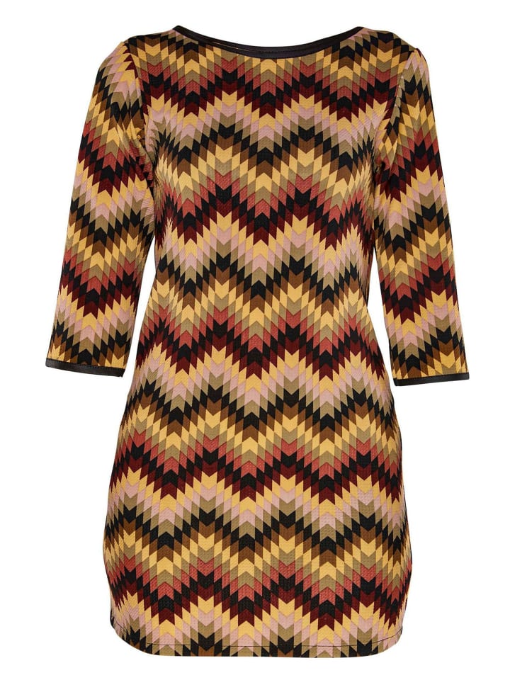 

TOOCHE Платье «Reflection» с яркими узорами