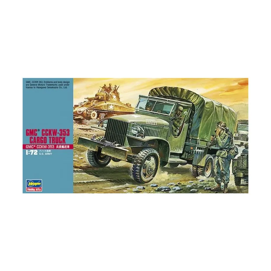 

Г.М.К. Грузовой автомобиль CCKW-353, WWII Vehicle Miniatures (1:72) (Hasegawa)