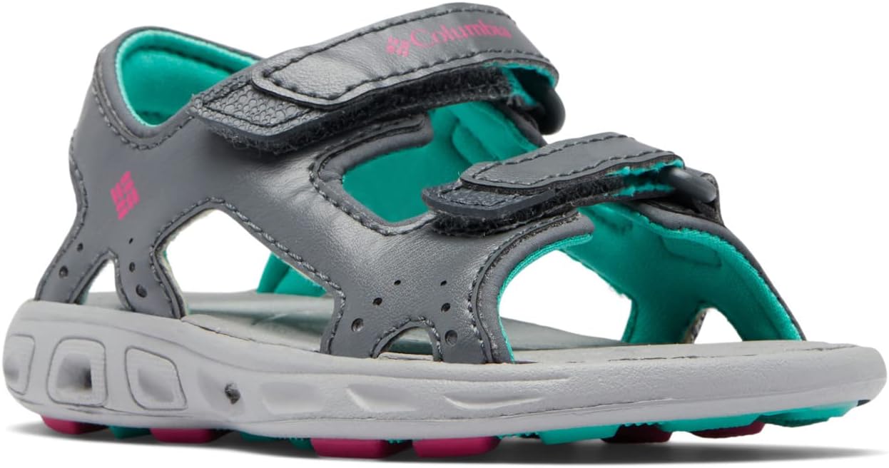 

Columbia unisex-child Techsun Vent SandalSport Sandal, Graphite/Haute Pink