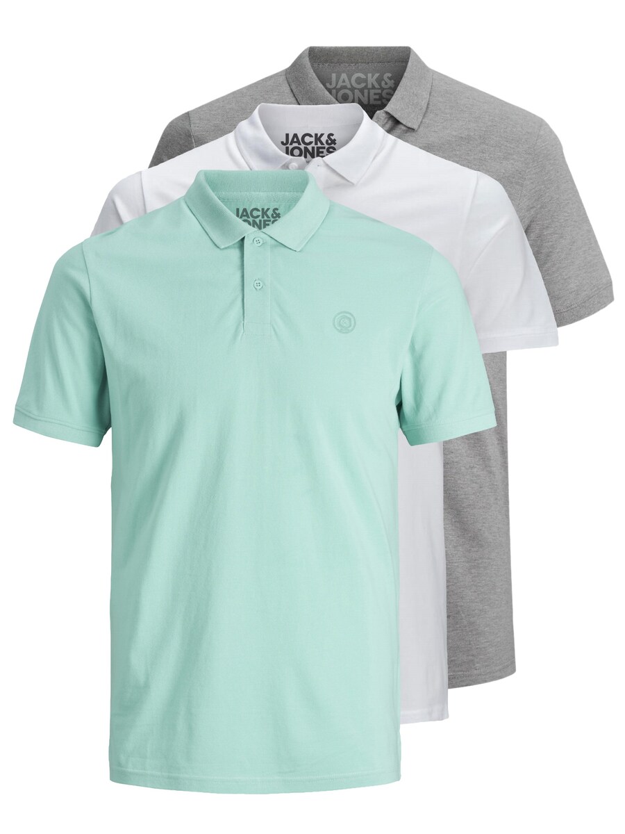 

Рубашка JACK & JONES JJBasic, цвет Aqua/Grey/White