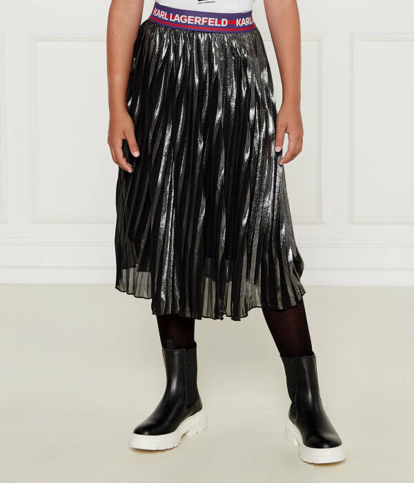 

Юбка Karl Lagerfeld Kids, серебряный